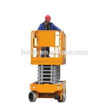 Good quality electric scissor lift aerial work platform mobile battery charger scissor lift